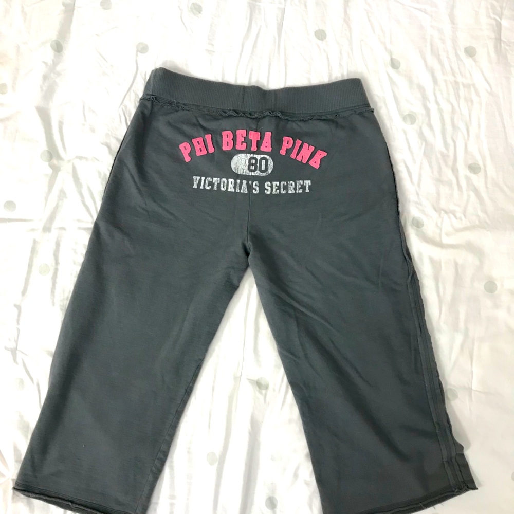 PINK Cropped Sweatpants